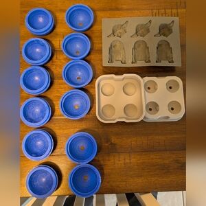 Star Wars Deathstar & Yoda Silicone Ice Molds